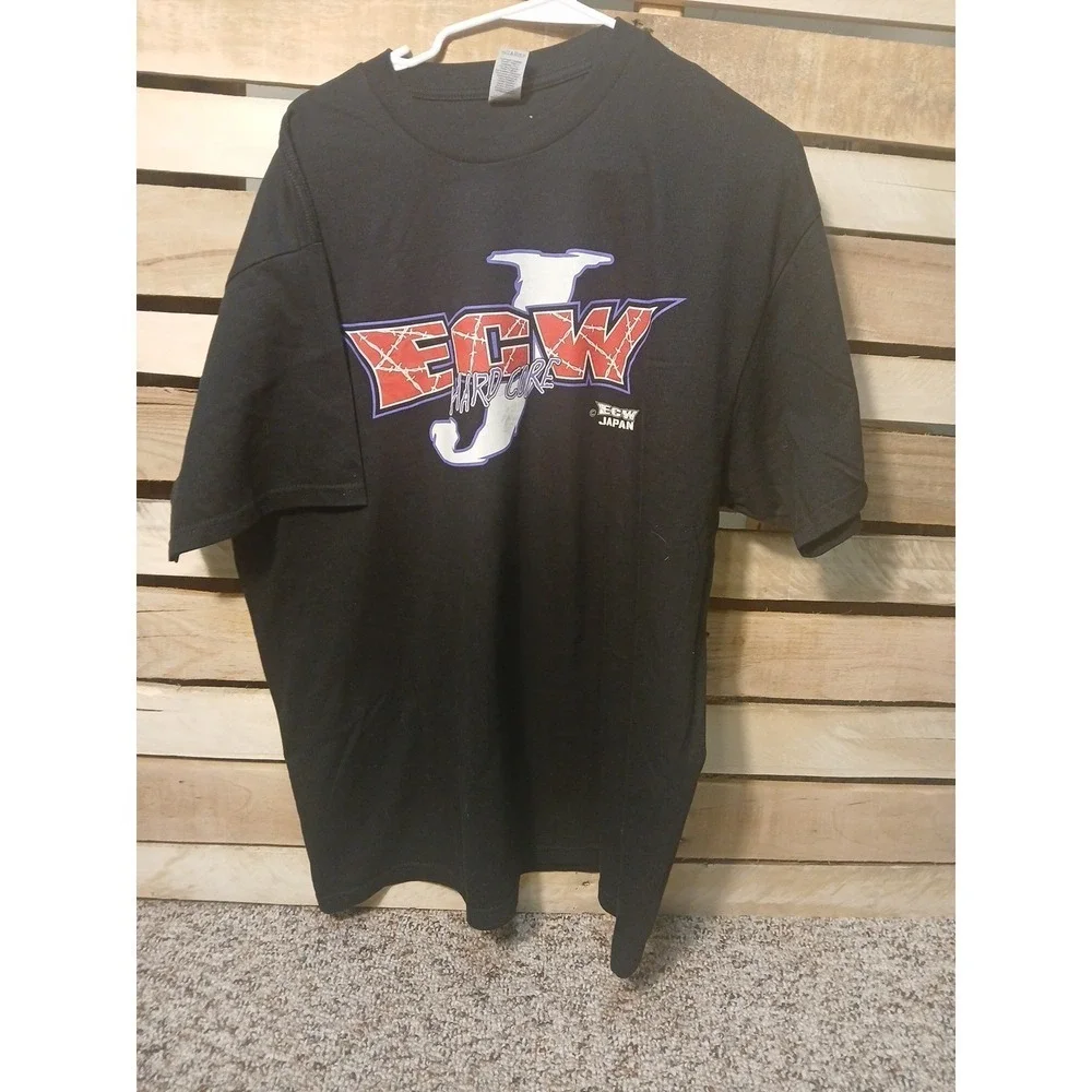 ECW Japan T-Shirt XL Extreme Championship Wrestling Bootleg Reprint Gildan Tag